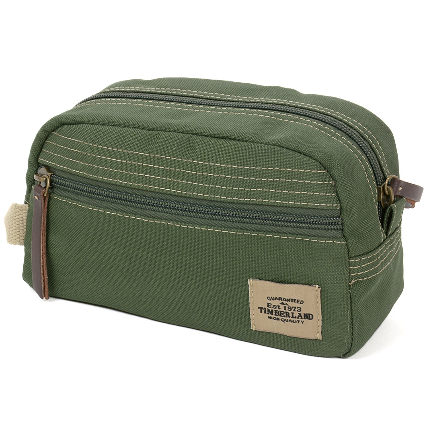 Timberland Travel Kit Toiletry Bag Overnight Handle Case Canvas Shaving